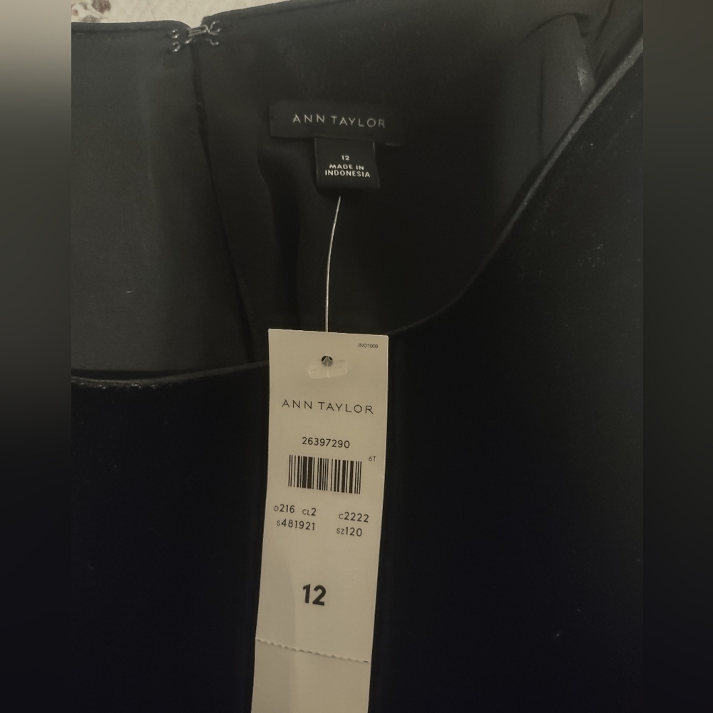 Ann Taylor Elegant Black Velvet Jumpsuit - Picture 5 of 10